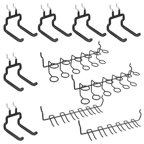Utility Heavy Duty Pegboard Hooks, 10Pack Peg Board Accessories Tool Hanger - style: 10 Pack