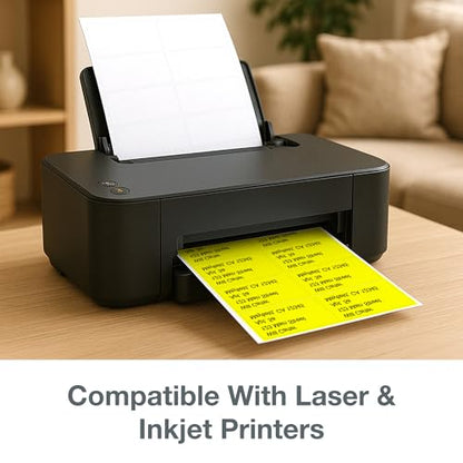 HERMA Printable Address Labels 2" x 4", 1000 Mailing Stickers, White - size: 2" x 4"