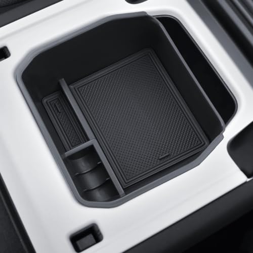 for Defender Center Console Organizer 2020-2024 2025 Land Rover Defender 130 110 90 Accessories Armrest Tray Middle Storage Box Insert Container Durable(Not for Models w/Cool Box) - size: for 2020-2025 Land Rover Defender