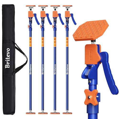 4PK Cabinet Jack, 54-115 inch Adjustable Support Pole - size: 54"-115" 4PK