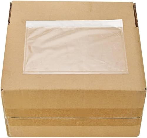 9527 Product 6" x 9" Clear Adhesive Top Loading Packing List Clear Shipping Pouches, Mailing/Shipping Label Envelopes (100 Pack) - size: 6" x 9" | 100 pack