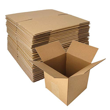 zmybcpack 40 Pack 5x5x5 inch Small Shipping Boxes, Corrugated Cardboard Box - size: 40 Pack 5”x5”x5”