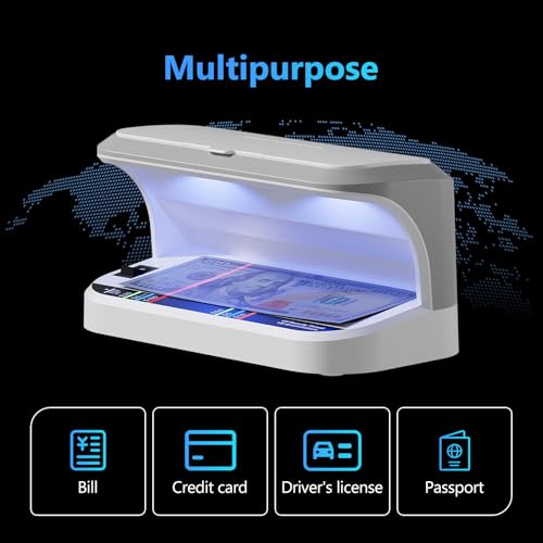 AROHANI UV Counterfeit Bill Detector Light for Detect Money & ID, Portable