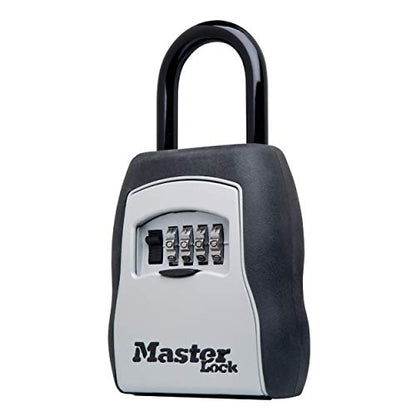 Master Lock Portable Key Lock Box, Combination Lock Box Holds 5 Keys 5400EC - size: 1 Pack, style: Standard Shackle