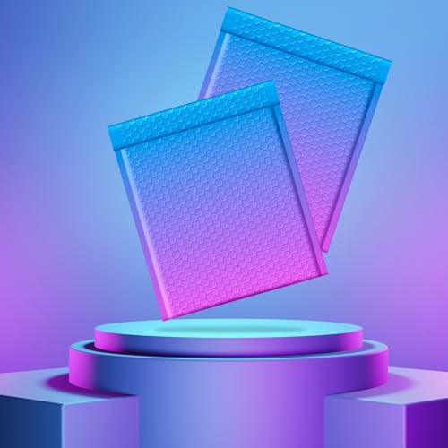 Fuxury Bubble Mailers 8.5x12" 240 Pack Padded Envelopes Usable Size 8.5x11" - color: BluePurple, size: 8.5x12" 240PC