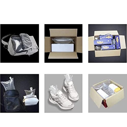 Miupoo Packaging Air Bags,Clear Plastic Inflatable Air Packaging Protector Bag with Free Pump Cushion,Air Inflatable Cushion Blocking Packaging Bag,10x12 Inches,50 Pieces - size: 10x12 Inches