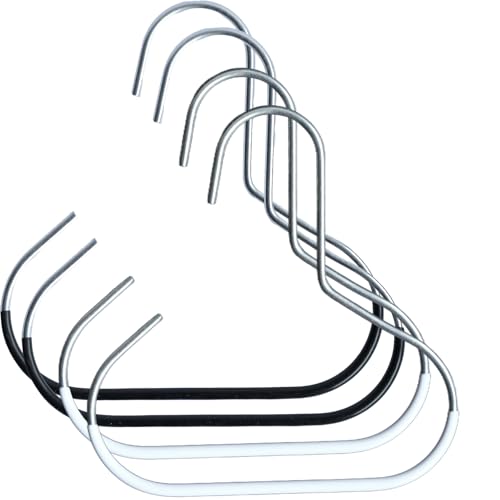 Hat Organizer for Baseball Caps 4 Pack, Metal Purse Hook 2Black2White - color: White&black