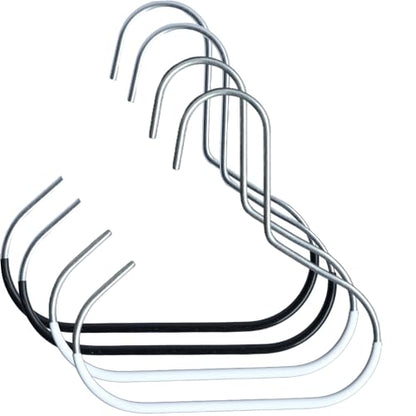 Hat Organizer for Baseball Caps 4 Pack, Metal Purse Hook 2Black2White - color: White&black
