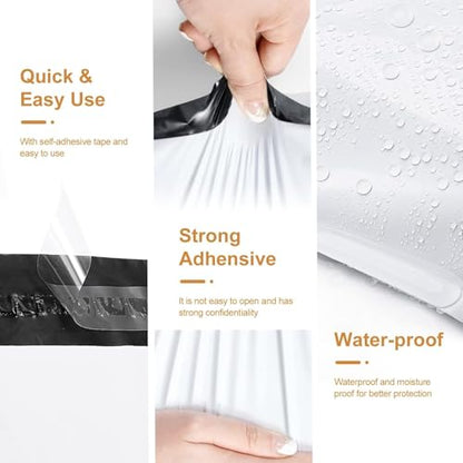 Metronic Poly Mailers 24x24 100 Pack, Extra Large Self Seal Shipping Bags - color: White, size: 24x24 100PC