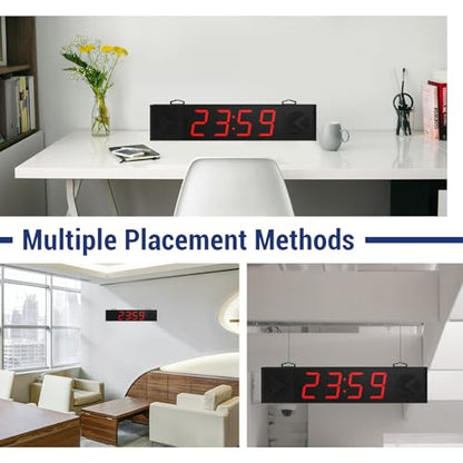 Queue Calling System, Wireless 4-Digit Take a Number Display - color: black
