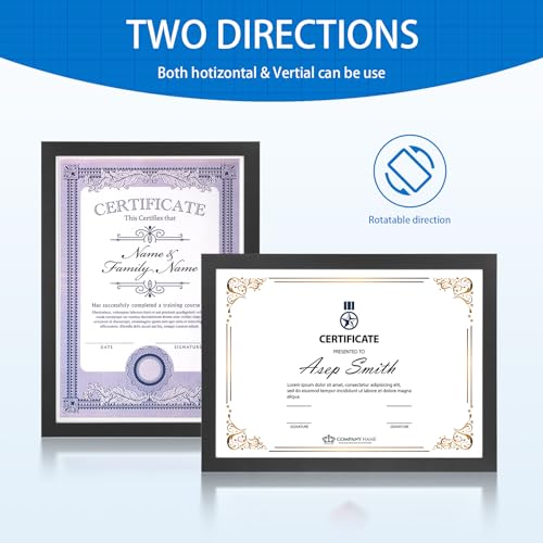 20 Pieces Sign Holder 8 x 11.5 inches with Magnetic Border - color: 20 Pack Black, size: 8 x 11.5