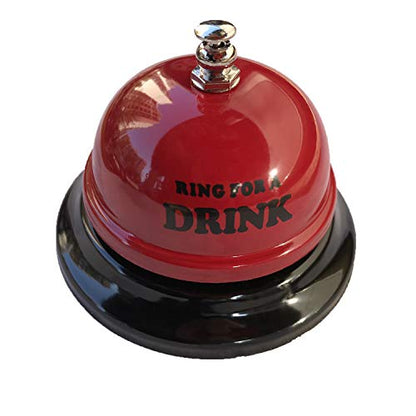 Cute Desk/Kitchen/Bar Counter Top Service Call Bell Ring - color: Red