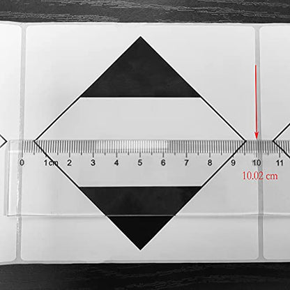 Shipping Labels Transport Stickers Limited Quantity of Dangerous Goods Black Diamond Label, 4"x4", 100 Per Roll - size: 4x4 inch