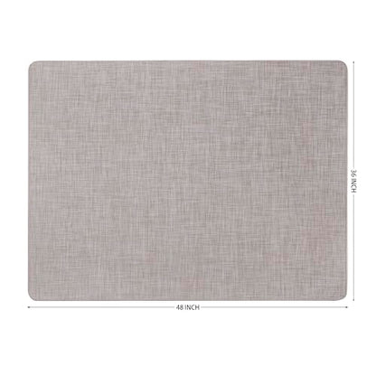 Office Chair Mat for Hardwood Floors,Thick Rubber Mat – Heavy Duty Anti-Slip Protection for Rolling Chairs, Home Office Desk Rug (Beige, 36"×48")