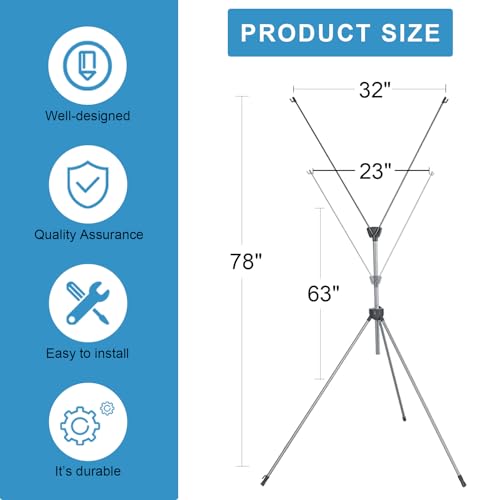 4 Pack X Frame Banner Stand Adjustable Size 23"X63" to 32"X78" with Portable Retractable Carrying Bag, Customize Banner Stand for Trade, Show Exhibition Market and Store Display
