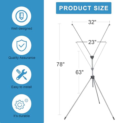 4 Pack X Frame Banner Stand Adjustable Size 23"X63" to 32"X78" with Portable Retractable Carrying Bag, Customize Banner Stand for Trade, Show Exhibition Market and Store Display