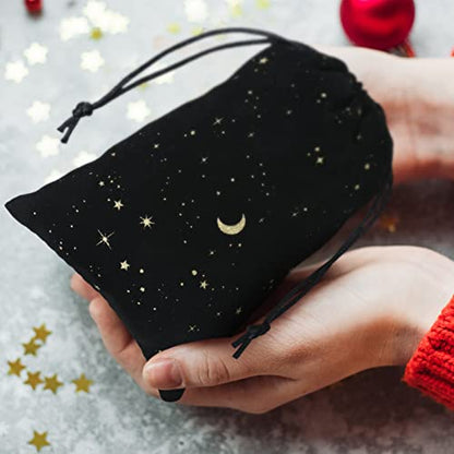 Hillban 30 Pcs 4 x 6, Black Velvet Bag with Drawstring for Jewelry - color: Black, size: 4 x 6 "