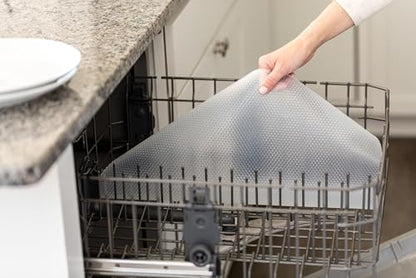 Duck Easyliner with Clorox Clear Classic Non Adhesive Shelf Liner, 20 Ft