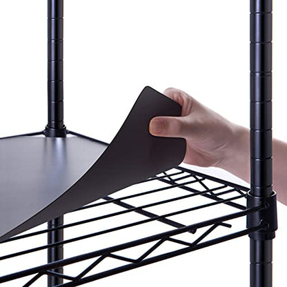 Poofzy Wire Shelf Liner 16" x 36", Set of 5 Black - color: Black, size: 16"x36" 5pcs