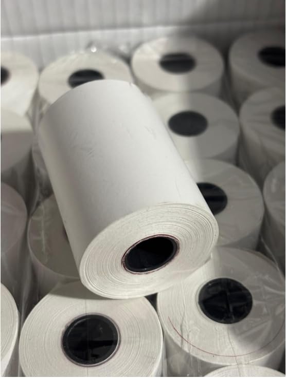 Generic Thermal Paper Rolls for POS Receipt, 2.25 x 85 Feet, 50 Count, Cash Register Paper for Square Reader, Credit Card Terminal