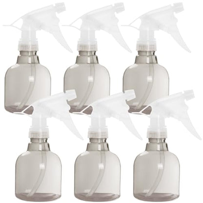 Youngever 6 Pack 12 Ounce Empty Plastic Spray Bottles (Grey) - color: Grey