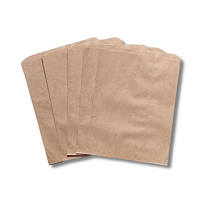 A Package 4 It 1,000-100% Recycled Brown Flat Paper Merchandise Bags - Medium (8 1/2 x 11)