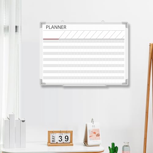 Lincia Lined Dry Erase Board for Office, Make Ready Board, 18"x24" - size: 24"W x 18"H, style: Make Ready Board