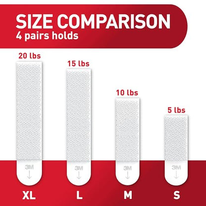 Command 15 & 10 lb Assorted Picture Hanging Strips, 28 Pairs, SIOC - size: 1 Pack
