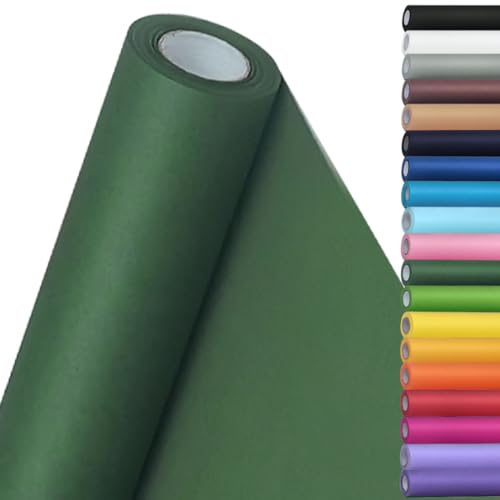 SMART&CASUAL 15" x 450" (37.5') Kraft Paper Roll for Art Craft Supplies Gift Wrapping Moving Packing Painting Drawing Paint Easel Poster Chart Paper (Dark Green, 15" W x 450" L (37.5')) - color: Dark Green, size: 15"W x 450"L ( 37.5' )