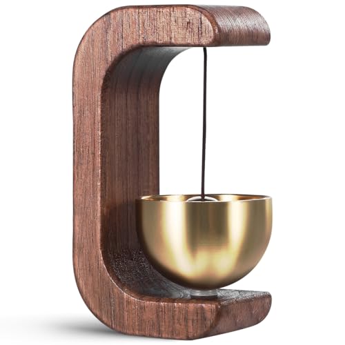 UKCOCO Magnetic Door Chime Bell - Magnetic Shopkeepers Bell for Door Opening - Decorative Wooden Chime for Home, Office, Café,Store and Garden
