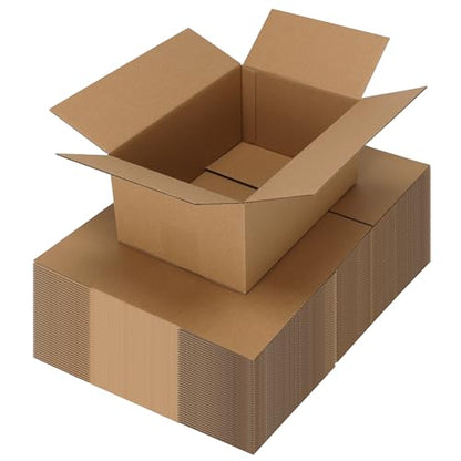 CRUGLA 40 Packs 9x6x4 Shipping Boxes, Brown Mailing Boxes - size: 9x6x4 Inch