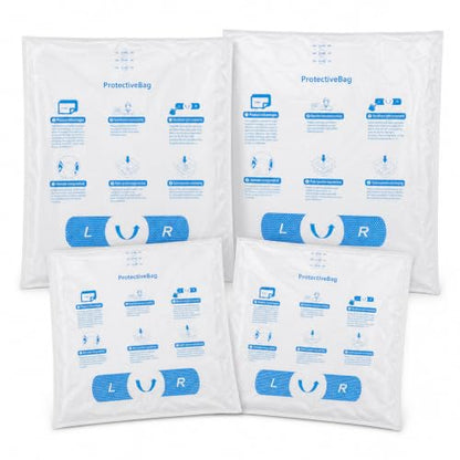 Expanding Foam Packaging (4-Pack) — Shock-Absorbing, Self-Expanding Foam Packaging Bags for Secure Shipping of Computers & Precision Goods (2x 18"x30", 2x 21"x34") - size: big