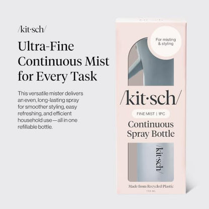 Kitsch Continuous Spray Bottle for Hair – Haze Blue, 150ml - color: Haze Blue