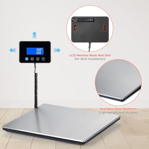 MUNBYN 660lb/1.8oz Shipping Scale, Digital Postal Scale for Packages