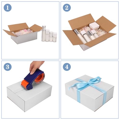 Hoikwo 9x7x3 Shipping Boxes Set of 30 - color: White, size: 9x7x3-30 Boxes