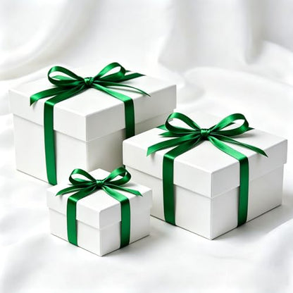 3/4 Inch Green Satin Ribbon 50 Yards Single Face Polyester - color: Green, size: 3/4 inch