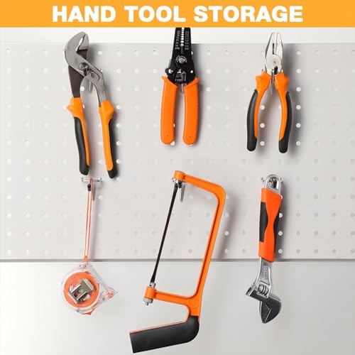 Moxweyeni 100 Pack 6 Inch Pegboard Hooks for Hanging, Pegboard Accessories