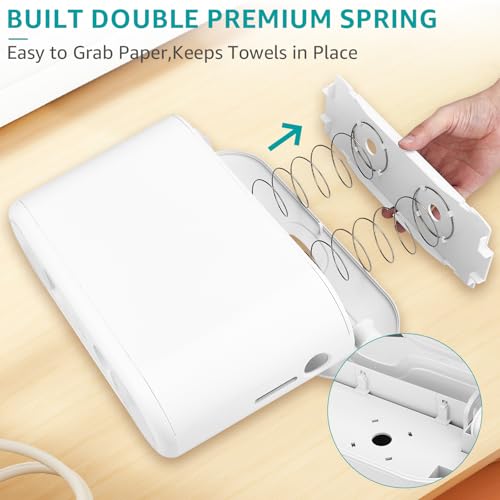Multifold Paper Towel Dispenser Countertop, White - color: White