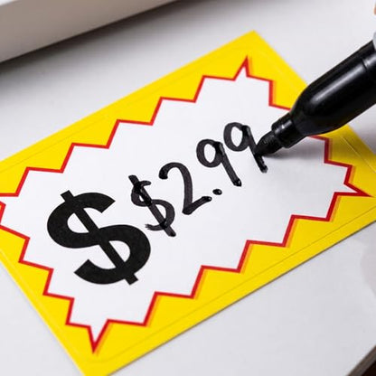 Price Stickers,400Pcs Retail Price Tags Self Adhesive Blank Price Labels