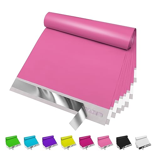 JinRuiKJ Poly Mailers 14.5x19 Inch, 50 Pcs Shipping Bags, Pink - color: Pink, size: 14.5*19inch 50pcs