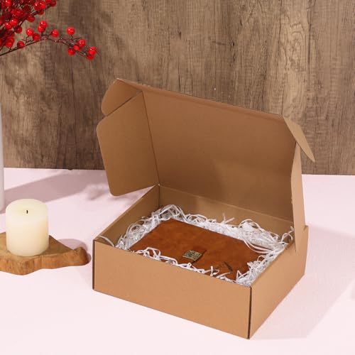 Qilery 100 Pcs 12x9x4'' Shipping Boxes Corrugated - size: 12 x 9 x 4 inches