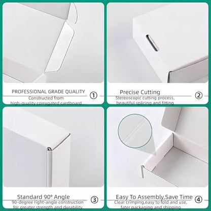 Small Shipping Corrugated Boxes 7x5x2 Inches 100 Pack - size: 7x5x2 Inches