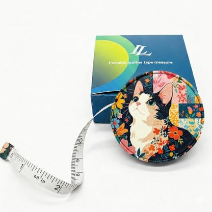 Body Measuring Tape for Body Cloth Tape Measure Fabric Tailors Sewing Medical Measurements TapeLeather Tape Measure Retractable Dual Sided Ruler (Cat) - color: Cat