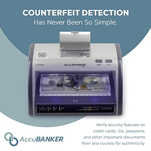 AccuBANKER LED430 Cash and Card Detector with AccuSTAND - style: Stand Bundle