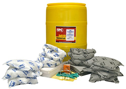 Brady SPC SKMA-55 Universal, Oil Spill Kit, 55 Gallon Capacity