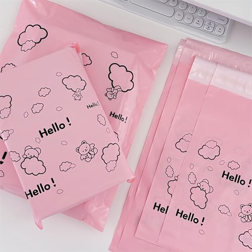 PABCK Poly Mailer Self Adhesive Shipping Envelope 50Pcs 14.96x16.9+1.97inch - size: 14.96x16.9+1.97 inch