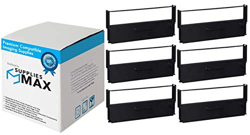 Compatible Replacement for M26/M31/TM-925/TM-930/TM-950/TM-H5000/TM-U590/TM-U925 Black P.O.S. Printer Ribbons (6/PK) (ERC-31B)