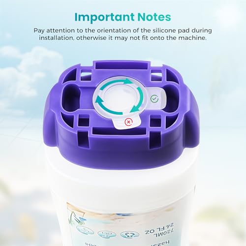 Bisenkud Leak-Resistant Refillable Bottle for Swiffer® Power Mop™, 720mL