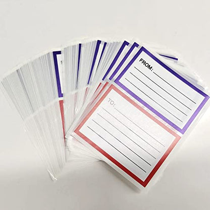 to from Return Address Mailing Labels 120 Pcs Blank Mail Shipping Label