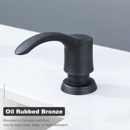 GAGALIFE Kitchen Sink Soap Dispenser (Oil-Rubbed Bronze), G080ORB-G - color: Oil-rubbed Bronze, size: with Hose